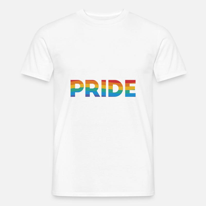 Pride - Männer T-Shirt - Weiß