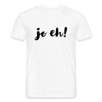 ja eh! - Männer T-Shirt - Weiß - Vorne - AI Model Male 178 dark (178cm)
