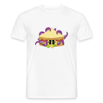 TENTAKEL-BISSE - Männer T-Shirt - Weiß - Vorne - AI Model Male 178 dark (178cm)
