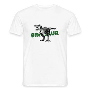 Dinosaurier Geschenk Dino Trex - Männer T-Shirt - Weiß - Vorne - AI Model Male 178 dark (178cm)