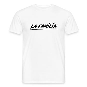 La familia design - Männer T-Shirt - Weiß - Vorne - AI Model Male 178 dark (178cm)