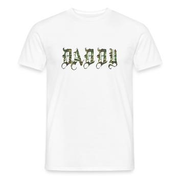 Papa Papa Papa Retro Vintage Tatto - Männer T-Shirt - Weiß - Vorne - AI Model Male 178 dark (178cm)