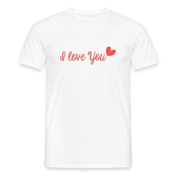 ICH LIEBE DICH. MEIN LIEBLING. ES LEBE DIE MARYS. JUNGGESELLINNENABSCHIED - Männer T-Shirt - Weiß - Vorne - AI Model Male 178 dark (178cm)