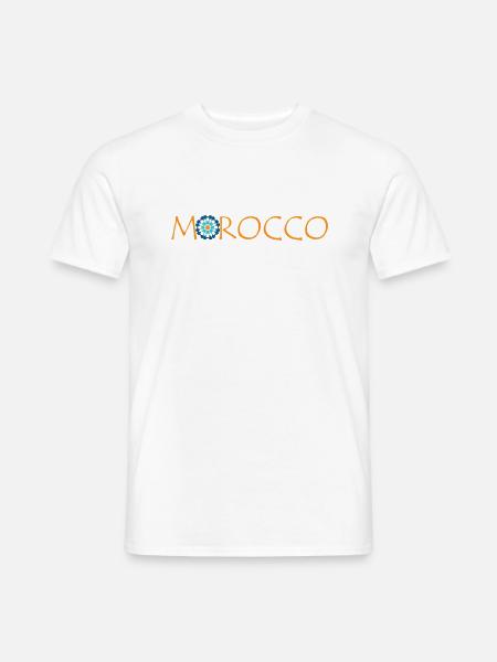 morocco zellige carrelage marocain Maghreb - Männer T-Shirt - Weiß