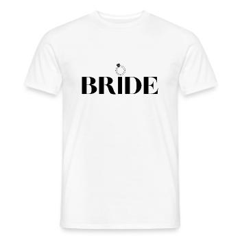 Bride - T-shirt homme - blanc - Devant - AI Model Male 178 dark (178cm)