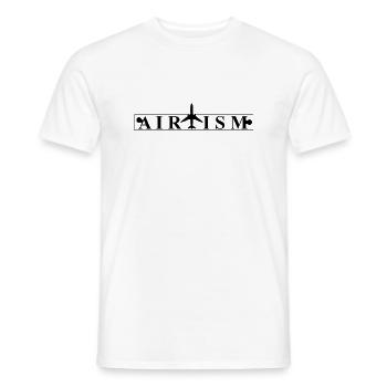 Airtism Black - Men's T-Shirt - white - Front - AI Model Male 178 dark (178cm)