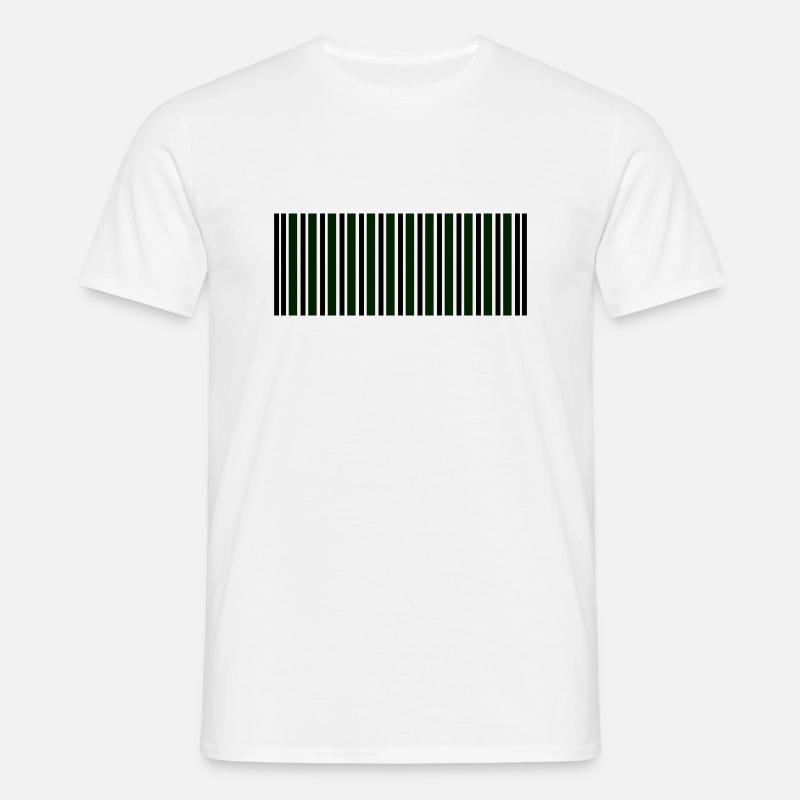 barcode - Men's T-Shirt - white