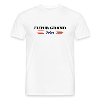 Future Big Brother - Ankündigung des Future Big Brother - Männer T-Shirt - Weiß - Vorne - AI Model Male 178 dark (178cm)