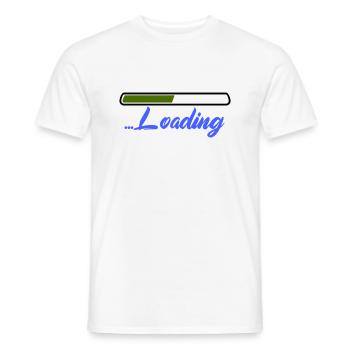 Chargement - T-shirt homme - blanc - Devant - AI Model Male 178 dark (178cm)