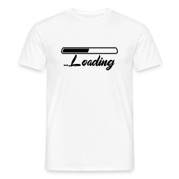 Chargement - T-shirt homme - blanc - Devant - AI Model Male 178 dark (178cm)