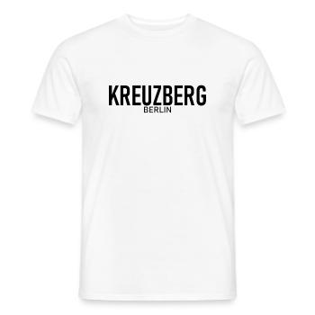 Kreuzberg - Berlin - Germany - Germany district - Men's T-Shirt - white - Front - AI Model Male 178 dark (178cm)