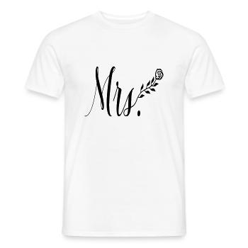 mrs_rose - T-shirt homme - blanc - Devant - AI Model Male 178 dark (178cm)