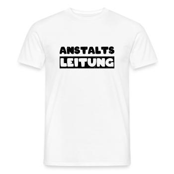 Anstaltsleitung - Männer T-Shirt - Weiß - Vorne - AI Model Male 178 dark (178cm)