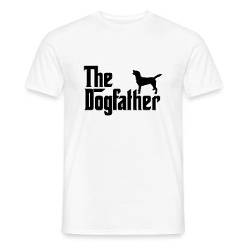 Le Labrador Retriever Dogfather Godfather Style - T-shirt homme - blanc - Devant - AI Model Male 178 dark (178cm)