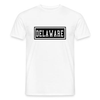 Delaware - Männer T-Shirt - Weiß - Vorne - AI Model Male 178 dark (178cm)
