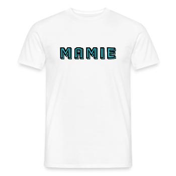 OMA. MUTTERTAG. ALLES GUTE ZUM OMA-TAG. ICH LIEBE DICH - Männer T-Shirt - Weiß - Vorne - AI Model Male 178 dark (178cm)