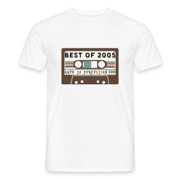 Das Beste aus 2005 - Männer T-Shirt - Weiß - Vorne - AI Model Male 178 dark (178cm)