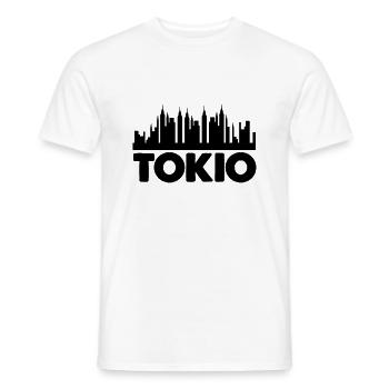 Tokyo - T-shirt homme - blanc - Devant - AI Model Male 178 dark (178cm)