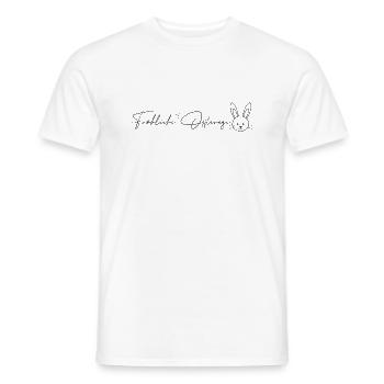 Fröhliche Ostertage 🐰🌸 - Männer T-Shirt - Weiß - Vorne - AI Model Male 178 dark (178cm)