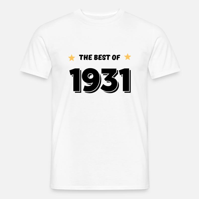 Das Beste von 1931 - Männer T-Shirt - Weiß