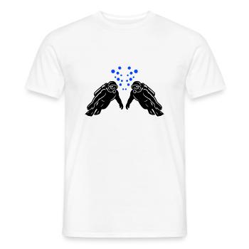 Diving Team Diving - Men's T-Shirt - white - Front - AI Model Male 178 dark (178cm)