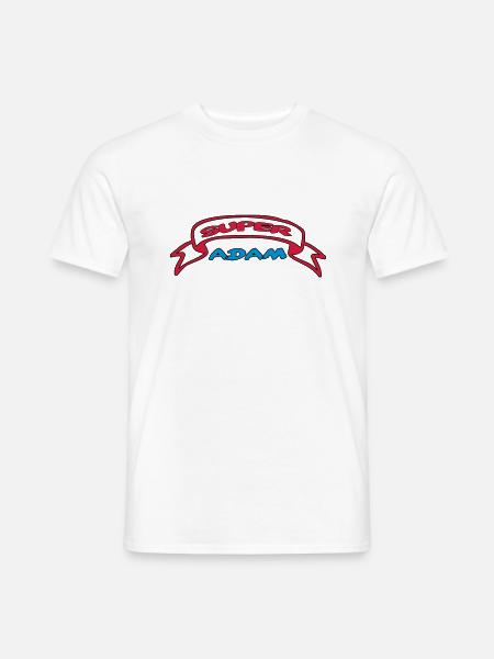 SUPER ADAM - T-shirt homme - blanc