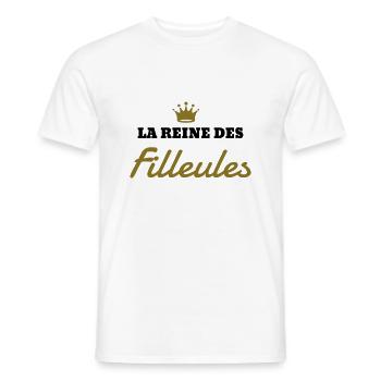 Patin / Pate / Patentochter / Patensohn - Männer T-Shirt - Weiß - Vorne - AI Model Male 178 dark (178cm)