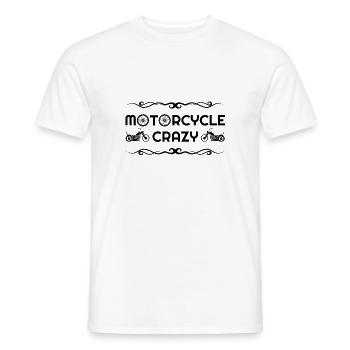 Vintage Motorcycle, Motorcycle, Motorcycle hoodies - Men's T-Shirt - white - Front - AI Model Male 178 dark (178cm)