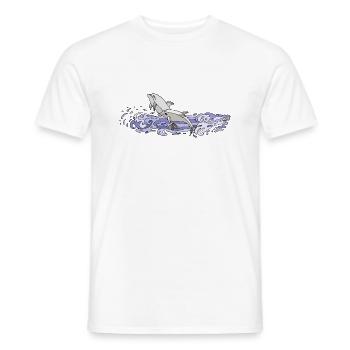 Delphine - Männer T-Shirt - Weiß - Vorne - AI Model Male 178 dark (178cm)