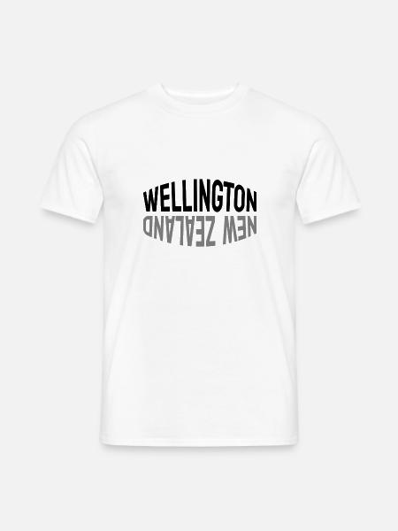 Wellington - New Zealand - NZ - Maori - Aotearoa - Männer T-Shirt - Weiß