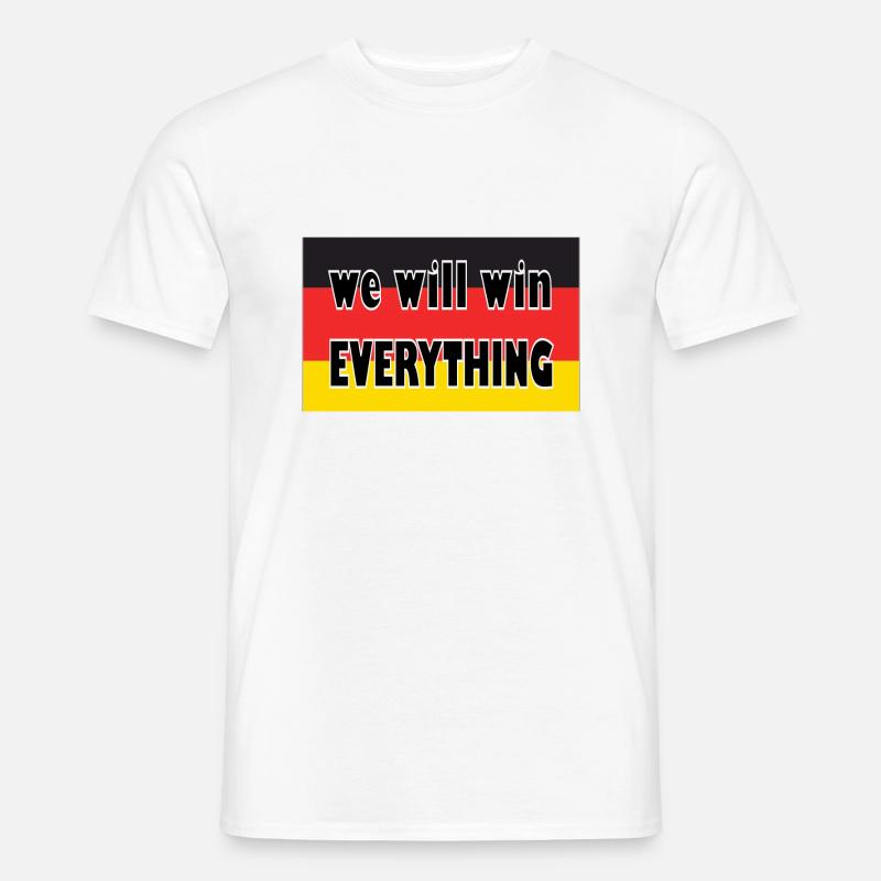 we will win everything - Männer T-Shirt - Weiß