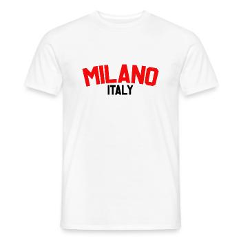 Mailand Italien - Männer T-Shirt - Weiß - Vorne - AI Model Male 178 dark (178cm)