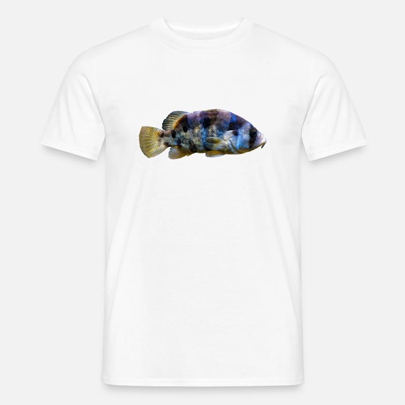 Fisch - Männer T-Shirt - Weiß
