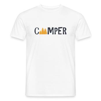 Campeur - T-shirt homme - blanc - Devant - AI Model Male 178 dark (178cm)