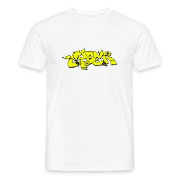 Graffiti Street Art Sprühfarben cooler Künstler Urban - Männer T-Shirt - Weiß - Vorne - AI Model Male 178 dark (178cm)