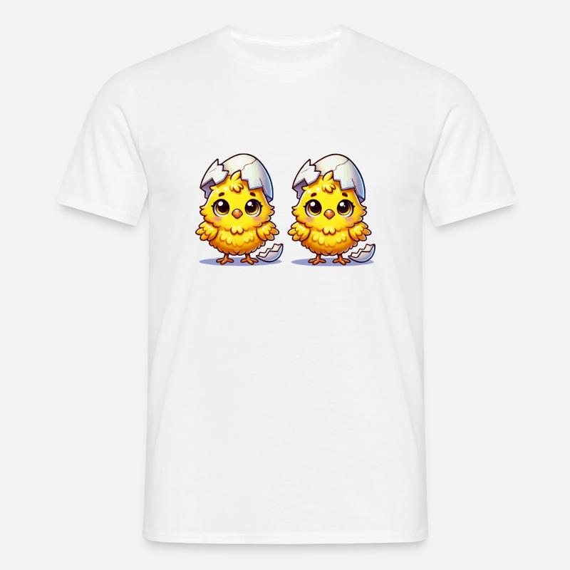 kuecken comic 2 - Männer T-Shirt - Weiß