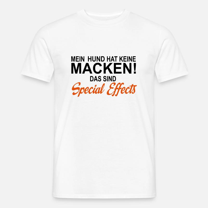 Hund - Männer T-Shirt - Weiß
