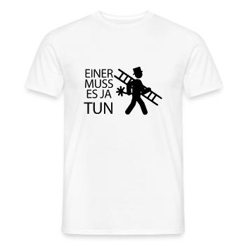 Schornsteinfeger - Männer T-Shirt - Weiß - Vorne - AI Model Male 178 dark (178cm)