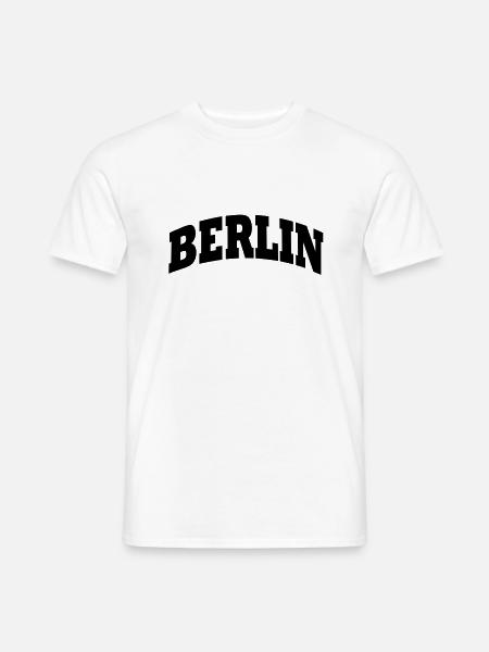 Berlin Schriftzug - Men's T-Shirt - white