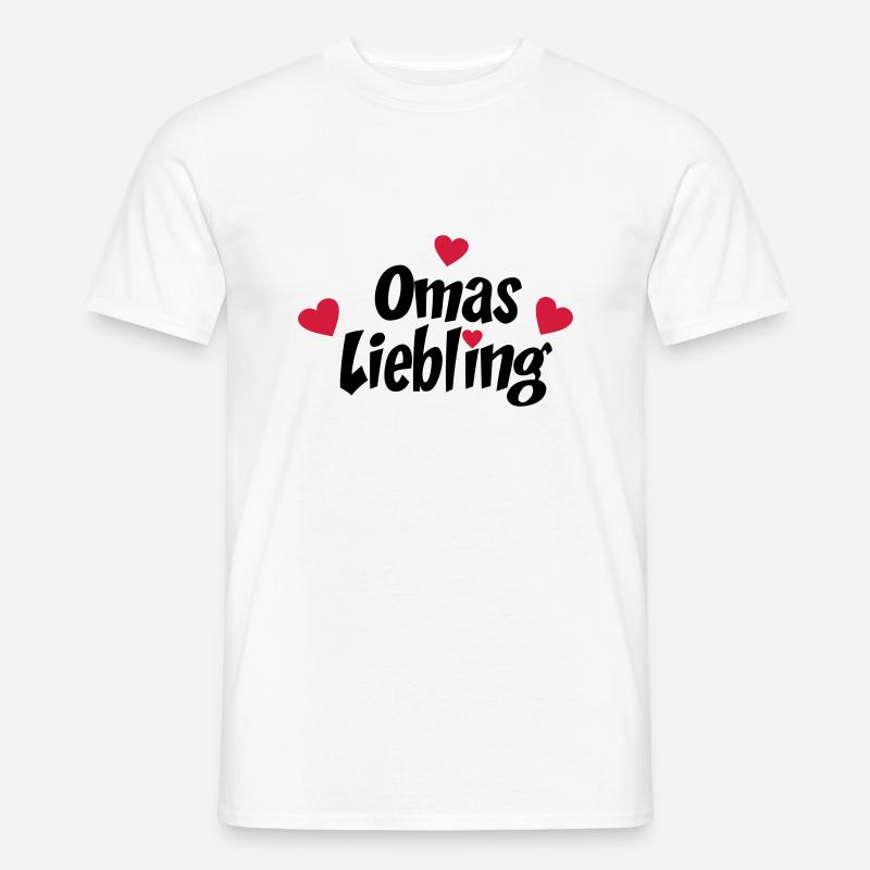 Oma - Männer T-Shirt - Weiß