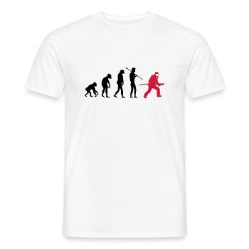 feuerwehr_evolution_02 - Männer T-Shirt - Weiß - Vorne - AI Model Male 178 dark (178cm)