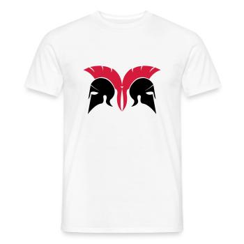 spartaner_002 - T-shirt homme - blanc - Devant - AI Model Male 178 dark (178cm)