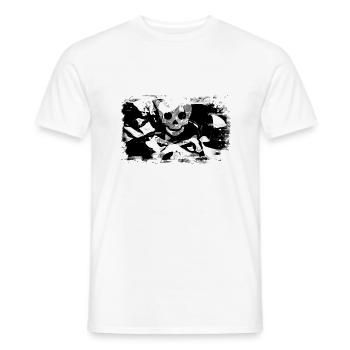 Shull - Männer T-Shirt - Weiß - Vorne - AI Model Male 178 dark (178cm)