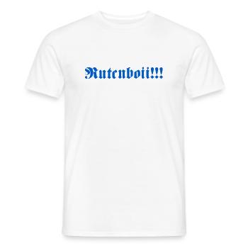 Ravensburg Rutenfest - Rutenboii!!! - Männer T-Shirt - Weiß - Vorne - AI Model Male 178 dark (178cm)