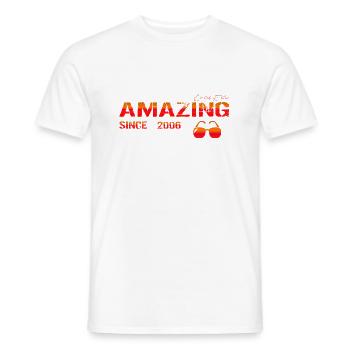 Incroyable depuis 2006 - T-shirt homme - blanc - Devant - AI Model Male 178 dark (178cm)