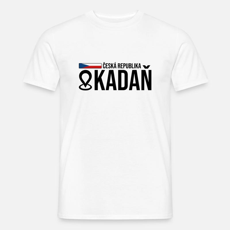 Erzgebirge Tschechien Kadaň - Männer T-Shirt - Weiß