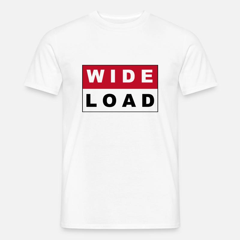 WIDE LOAD - Männer T-Shirt - Weiß