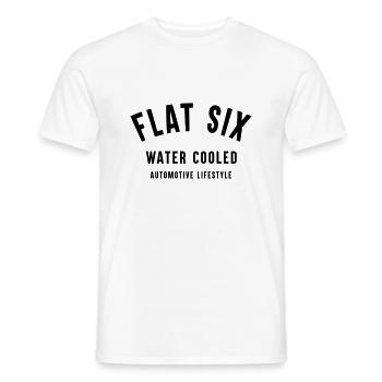 flatsix watercooled - Männer T-Shirt - Weiß - Vorne - AI Model Male 178 dark (178cm)