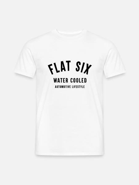 flatsix watercooled - Männer T-Shirt - Weiß
