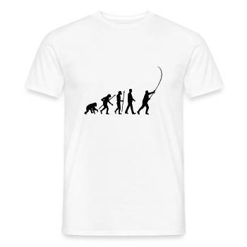 evolution_angler_042013_a_1c - T-shirt homme - blanc - Devant - AI Model Male 178 dark (178cm)